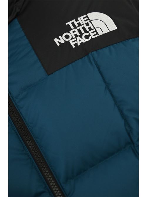 Giacca piumino Lhotse in tessuto tecnico blu e nero The North Face | NF0A3Y231NO1